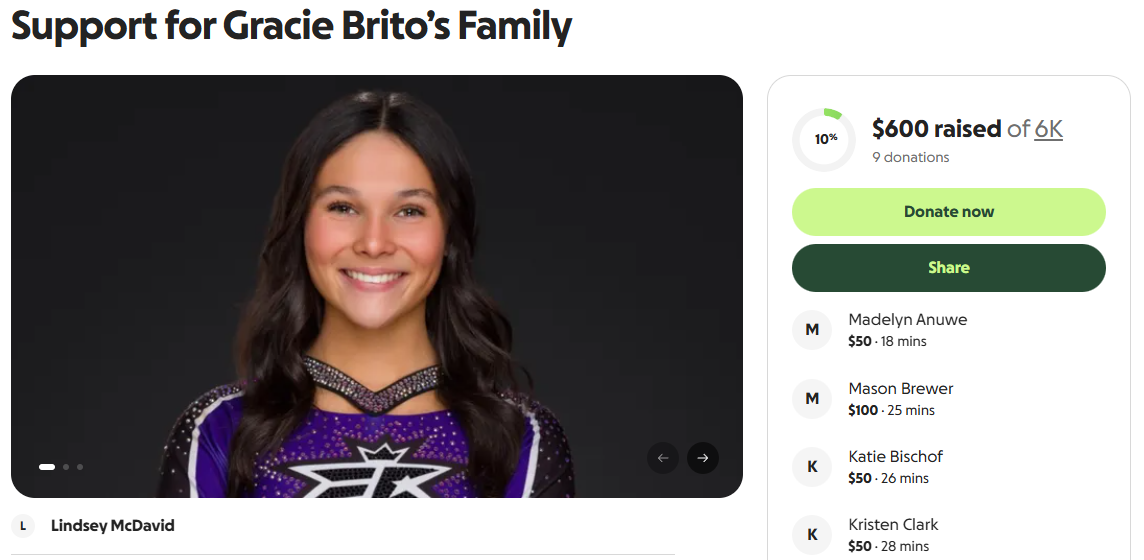 How to Support Gracie Brito’s Family – Verified GoFundMe Information